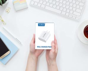 Củ Sạc Nhanh Mini 20W PD 3.0 zicBee MGA016 - Sạc Tốc Độ Cao cho Điện Thoại, iPad, Airpods, Apple Watch, Thiết Kế Gọn Nhẹ, USB-C