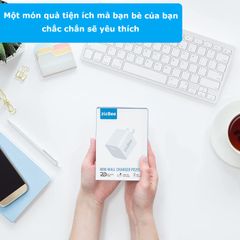 Củ sạc nhanh ZicBee MGA015 20W PD QC USB-C cho iPhone & Android - Thiết kế mini, sạc tốc độ cao gấp 3 lần bộ sạc 5W