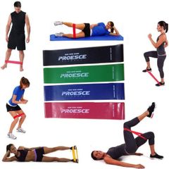 Dây Kháng Lực Cao Su Mini Band Proesce - Hỗ Trợ Tập Chân, Mông, Giảm Cân, Dụng Cụ Thể Thao Đa Năng, Thể Dục Tại Nhà
