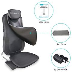 Đệm Ghế Massage Lưng 3D KINGTECH KC-500S - Thiết Kế Công Thái Học, Công Nghệ Shiatsu Hiện Đại, Giải Pháp Thư Giãn Tối Ưu