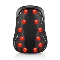 Đệm Massage Lưng Kingtech KC-300 - 12 Đầu Massage Shiatsu Có Hẹn Giờ, Nhiệt Hồng Ngoại, Thiết Kế Hiện Đại, Thoáng Khí