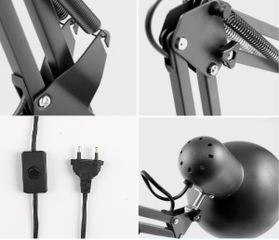Đèn Bàn Gấp Gọn PIXAR LED Chống Cận Kèm Kẹp - Thiết Kế Thông Minh, Nhiều Màu Sắc, Thay Thế Bóng Dễ Dàng