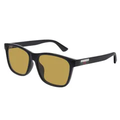 Kính mát Unisex Gucci Yellow Square Men's Sunglasses GG0746SA 002 57