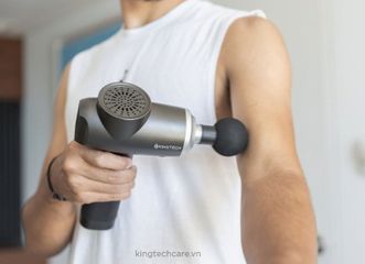 Máy Massage Cầm Tay Kingtech Max 1 - Mô Hình Tập Thể Thao, Công Suất 3200 Vòng/Phút, Thiết Kế Đa Năng 5 Cấp Độ, Thời Gian Sử Dụng Lên Đến 7 Giờ