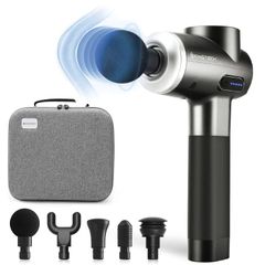 Máy Massage Cầm Tay Kingtech Max 1 - Mô Hình Tập Thể Thao, Công Suất 3200 Vòng/Phút, Thiết Kế Đa Năng 5 Cấp Độ, Thời Gian Sử Dụng Lên Đến 7 Giờ