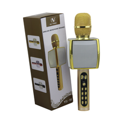 Micro không dây Karaoke YS-91 - Âm thanh rõ nét, 3 chế độ kết nối Bluetooth, USB, thẻ nhớ - Quà tặng hoàn hảo cho gia đình và bạn bè.