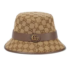 Mũ Gucci GG Canvas Bucket Hat màu nâu