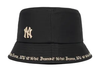 Mũ MLB Gothic Bucket Hat New York Yankees 3AHTHG01N-50BKS màu đen