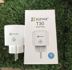 Ổ Cắm Điện Thông Minh Điều Khiển Giọng Nói Ezviz T30 10A - Kết Nối Wifi, Thiết Kế Nhỏ Gọn, An Toàn, Tiết Kiệm Năng Lượng