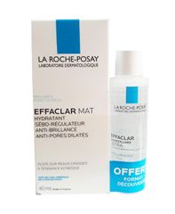 Set nước tẩy trang và kem dưỡng kiềm dầu La Roche-Posay Effaclar Mat