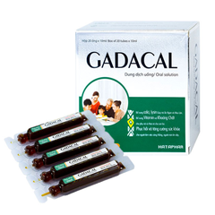 Siro Gadacal 200ml - Bổ sung Vitamin và Khoáng chất cho trẻ em và người lớn, hỗ trợ chức năng miễn dịch và phát triển khỏe mạnh