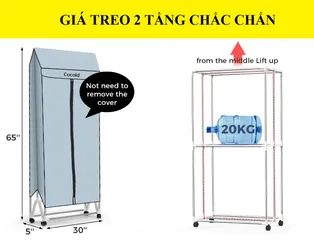 Tủ Sấy Quần Áo 2 Tầng Philiger PLG-7180 - Điều Khiển Từ Xa, Công Nghệ PTC, Sấy Khô Nhanh, Tiện Lợi Cho Gia Đình