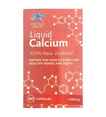 Viên Uống Bổ Sung Canxi Deep Blue Health Calcium 60 Viên - Hỗ Trợ Sức Khỏe Xương Khớp, Hấp Thụ Canxi Tốt Hơn, Dành Cho Người Cao Tuổi và Vận Động Viên