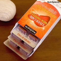 Viên uống bổ gan NutrioneLife Liver Care Milk Thistle - Hỗ trợ thanh lọc, chức năng gan và làm đẹp da, Hàn Quốc, 30 viên