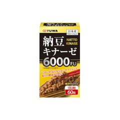 Viên Uống Hỗ Trợ Phòng Ngừa Đột Quyỵ Yuwa Natto Kinase 6000FU - Tăng Cường Sức Khỏe, 60 Viên Hỗ Trợ Tuần Hoàn Máu Tối Ưu