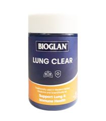 Viên uống thanh lọc phổi Bioglan Lung Clear 60 viên - Hỗ trợ làm sạch phổi, giảm ô nhiễm & tăng cường hô hấp tự nhiên