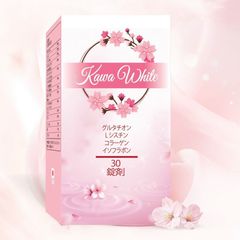 Viên Uống Kawa White Trắng Da - Hỗ Trợ Giảm Nám, Làm Sáng Da Từ Thiên Nhiên, Giúp Da Tươi Trẻ, Đàn Hồi, Chống Lão Hóa