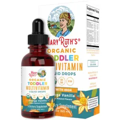 Vitamin tổng hợp có sắt hữu cơ cho bé 1-3 tuổi Mary Ruth's Organic Toddler Multivitamin