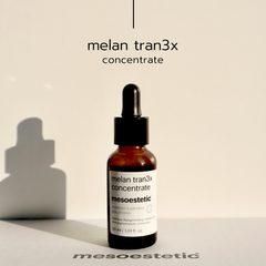 Serum Mesoestetic Melan Tran3x Concentrate 30ml - Hỗ Trợ Mờ Nám, Giảm Đốm Đen, Làm Trắng Da Tươi Sáng, Chống Oxy Hóa