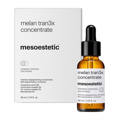 Serum Mesoestetic Melan Tran3x Concentrate 30ml - Hỗ Trợ Mờ Nám, Giảm Đốm Đen, Làm Trắng Da Tươi Sáng, Chống Oxy Hóa