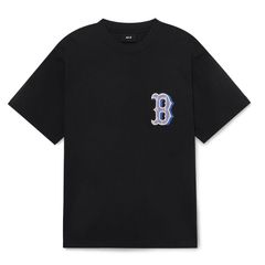 Áo phông MLB Overfit Monotive Boston Red Sox 3ATSM3033-43CGS đen