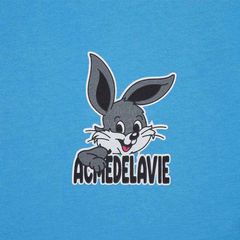 Áo thun Acmé De La Vie Cartoon Rabbit ADLV-23SS-SSACTB-BLU màu xanh dương