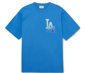 Áo thun unisex MLB Basic Big Logo LA Dodgers 3ATSB0333-07BLS màu xanh