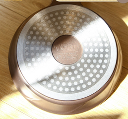 Bộ Nồi Chảo Đá Tobe 3130 Phủ Ceramic Kèm Thìa Silicone - Nấu nhanh, Tiết Kiệm Năng Lượng, Chống Dính, Dễ Vệ Sinh