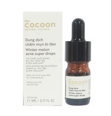 Dung dịch chấm mụn bí đao Cocoon Winter Melon Acne Super Drops - Giảm sưng, kháng viêm, ngăn ngừa mụn cho làn da sáng khỏe, 5ml