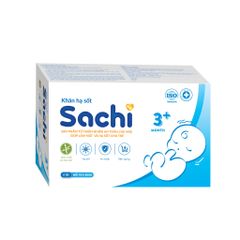 Khăn Lau Hạ Sốt Sachi Cho Bé - An Toàn, Từ Thiên Nhiên Hỗ Trợ Làm Mát và Hạ Nhiệt Cho Trẻ Sơ Sinh và Trên 3 Tháng Tuổi