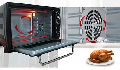 Lò Nướng Đối Lưu Philiger PLG-6036 - 5 Chế Độ Nướng, Dung Tích 36 Lít, Công Suất 1400W, Nướng Đều Thực Phẩm, Tiết Kiệm Thời Gian