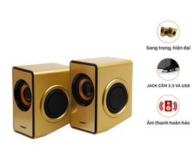 Loa Máy Tính 2.0 Tako A760 Công Suất 6W - Âm Thanh Sống Động, Thiết Kế Hiện Đại Cho PC, Laptop, TV