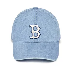 Mũ lưỡi trai MLB Denim Boston Red Sox 3ACPD013N-43SBL xanh nhạt