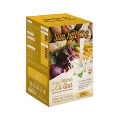 Sữa Hạt D2 Bổ Sung Vitamin Từ Củ Quả - Hỗ Trợ Tiêu Hóa, Tim Mạch, Tăng Cường Đề Kháng - Hộp 450g Chính Hãng