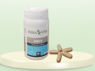 Viên Uống Bổ Sung Kẽm Erba Vita Zinco - Hỗ Trợ Sức Khỏe Xương, Hệ Miễn Dịch, Cải Thiện Thị Giác - Lọ 60 Viên Chất Lượng Ý