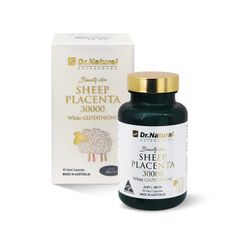 Viên Uống Trắng Da Beauty Skin Sheep Placenta 30000 - Hỗ Trợ Dưỡng Da Sáng Bóng, Giảm Nám, Cải Thiện Sắc Da Từ Bên Trong