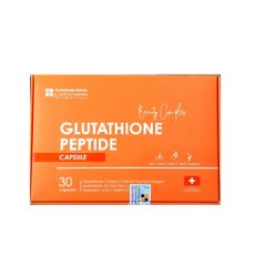Viên uống trắng da Lucchini Glutathione Peptide Thụy Sĩ - Dưỡng trắng da chuyên sâu, giảm thâm nám, tái tạo collagen hiệu quả