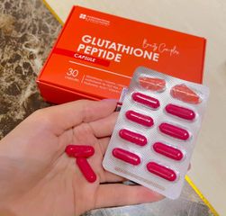 Viên uống trắng da Lucchini Glutathione Peptide Thụy Sĩ - Dưỡng trắng da chuyên sâu, giảm thâm nám, tái tạo collagen hiệu quả