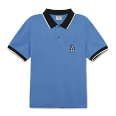 Áo Phông Polo Nam MLB LA Dodgers 3LPQB0133-07CBL Xanh Blue