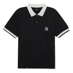Áo polo nam MLB New York Yankees 3LPQB0133-50BKS màu đen