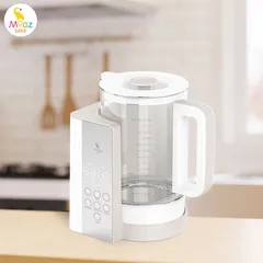Bình Đun Nước Pha Sữa Moaz Bébé MB-043 1.5L - Cảm Ứng, Giữ Nhiệt, Tự Động Ngắt, Đèn Ngủ Thông Minh, Tiện Lợi Cho Bé Yêu