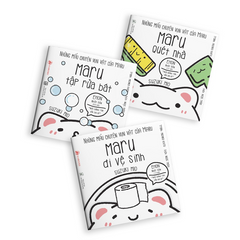 Bộ 3 cuốn sách Maru giúp mẹ dành cho các bé từ 2 tuổi