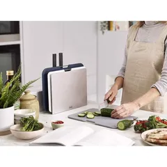 Bộ 3 Thớt Kháng Khuẩn Kèm 3 Dao Joseph Joseph 60194 - Dụng Cụ Nhà Bếp Thiết Kế Đẹp, Vệ Sinh Dễ Dàng, An Toàn Sức Khỏe