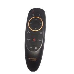Điều Khiển Chuột Bay Tìm Kiếm Bằng Giọng Nói Netbox V2 - Remote Tivi Không Dây Tương Thích Android TV Box, Hỗ Trợ Voice Search