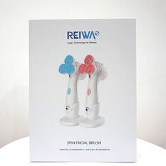 Máy rửa mặt massage Reiwa WT-222-2 - 2 cấp độ, công nghệ Nhật Bản, 3 đầu chải dễ dàng làm sạch, phù hợp cho mọi loại da