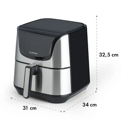 Nồi Chiên Không Dầu Klarstein 5.4L Bản Điện Tử - Công Nghệ Cao, Nấu Nhanh, Tiết Kiệm Năng Lượng, Thiết Kế Sang Trọng, Dễ Sử Dụng