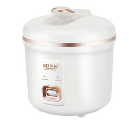 Nồi Cơm Điện Mini Bennix BN-010HC 1L - Thiết Kế Gọn Nhẹ, 2 Chế Độ Nấu, Phù Hợp Sinh Viên và Gia Đình Nhỏ, Màu Trắng Kem và Xanh Coban