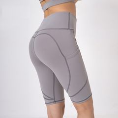 Quần Biker Short Tập Gym Yoga QL210410 Lưng Cao - Chất Liệu Co Giãn, Thấm Hút Mồ Hôi, Nâng Mông Hoàn Hảo Cho Nữ