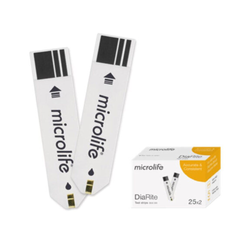 Que thử đường huyết Microlife DiaRite Test - Hộp 50 que, kiểm tra glucose nhanh, chính xác và dễ sử dụng tại nhà.