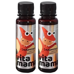 Siberian Vitamama Immunotops Syrup - Siro Tăng Đề Kháng Cho Trẻ 4-10 Tuổi, Hỗ Trợ Bổ Sung Vitamin C và Chất Xơ Tự Nhiên